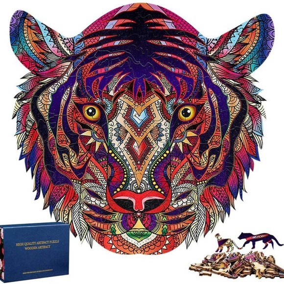 Wooden Puzzle - Tiger - Picture 4 of 5